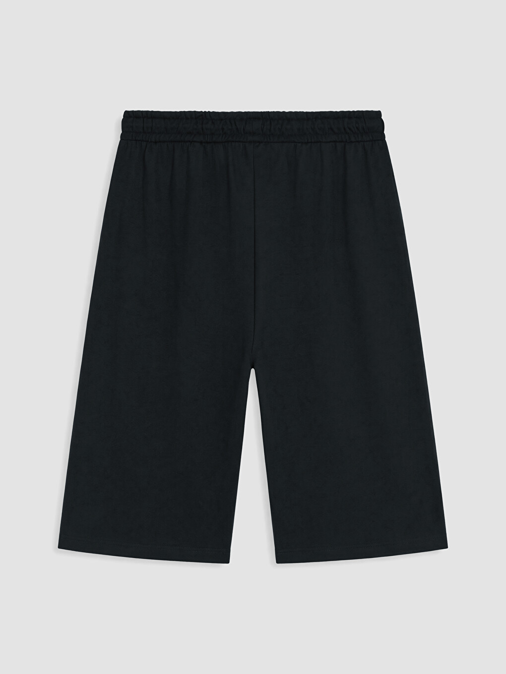 Siyah Regular Fit Erkek Şort-2