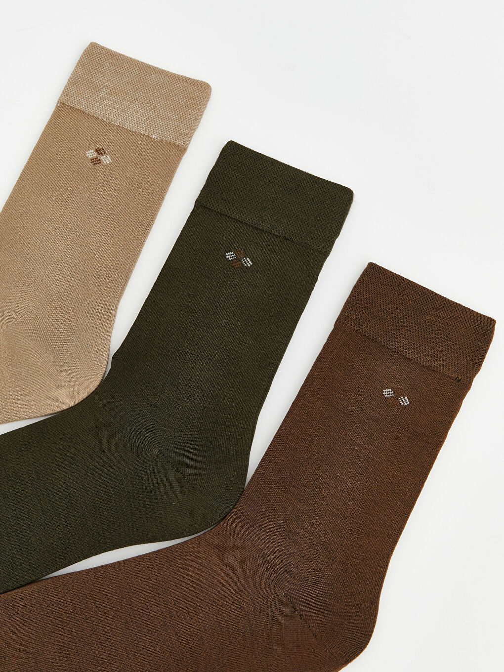 Karışık Nakışlı Erkek Bambu Soket Çorap 3'lü-1
