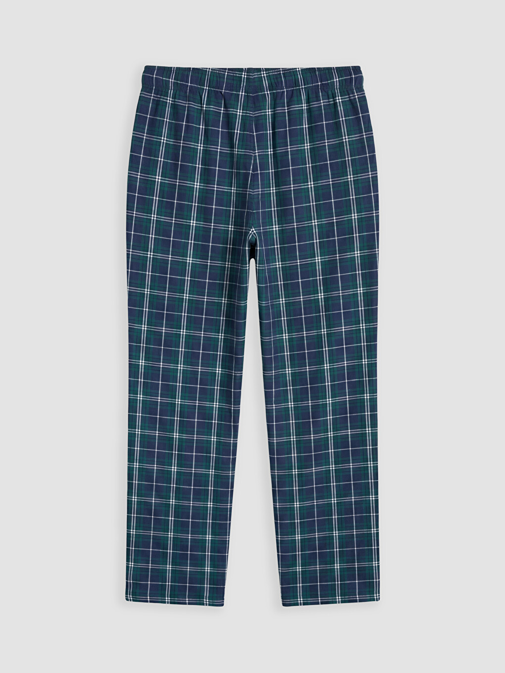 Yeşil Regular Fit Ekose Erkek Pijama Altı-1