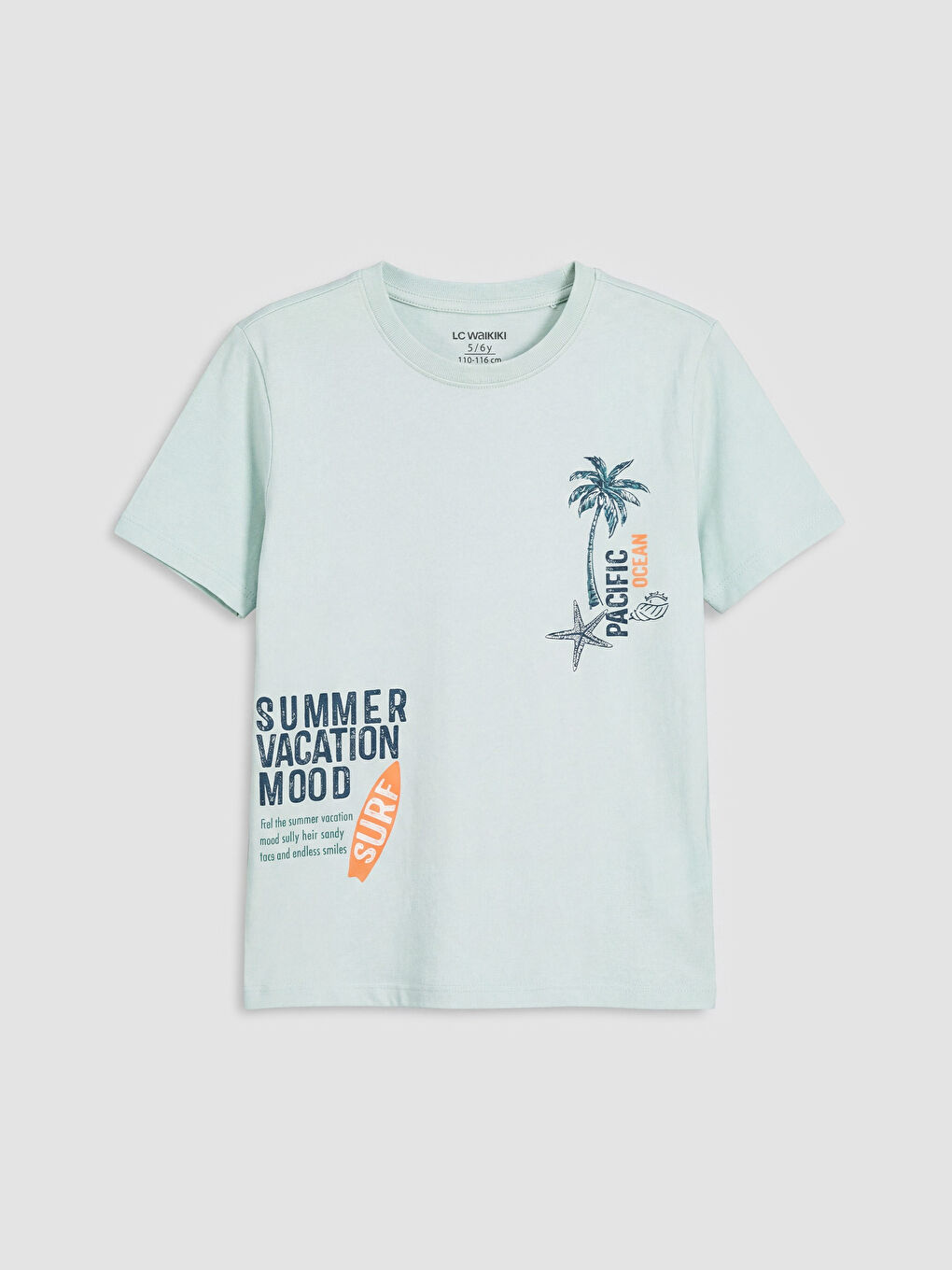 Yeşil Bisiklet Yaka Erkek Çocuk Şortlu Pijama Takımı-1