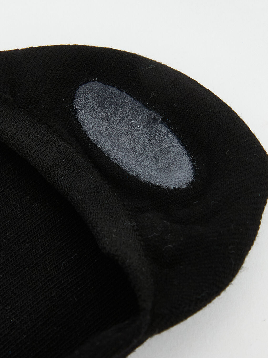 Siyah Kaymaz Silikon Topuklu Erkek Babet Çorap 7'li-2