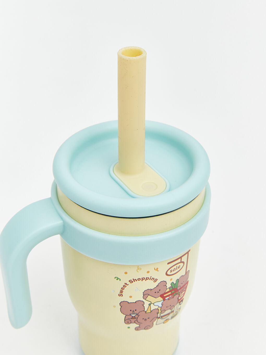 Kids Water Bottle with Straw-1