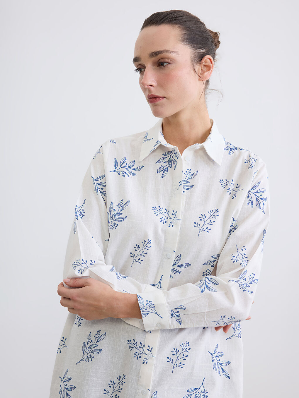 Woman WHITE Shirt Tunic