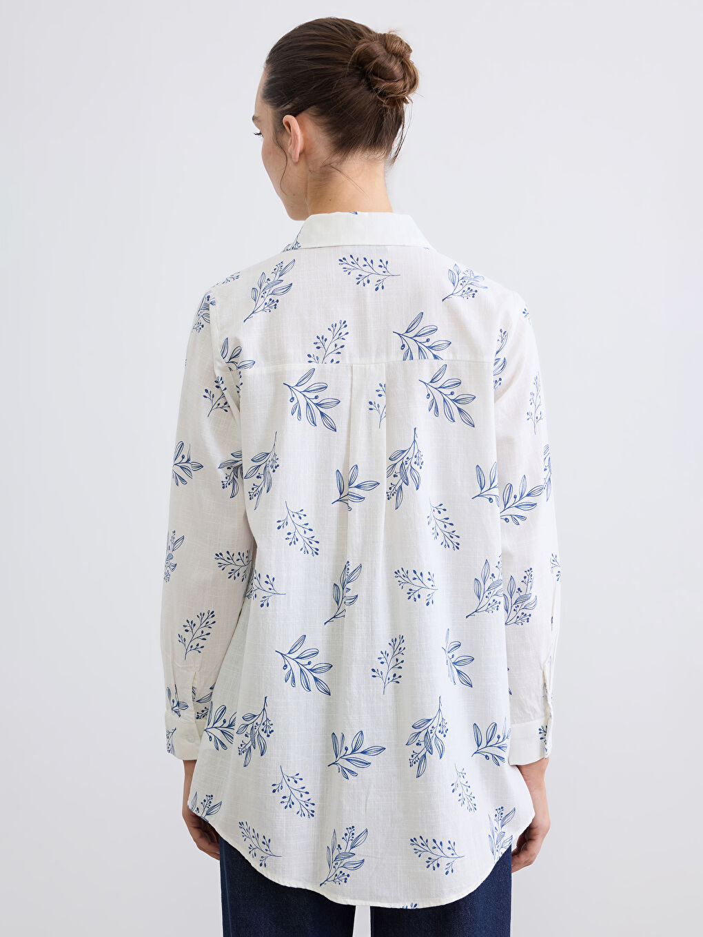 Woman WHITE Shirt Tunic-3