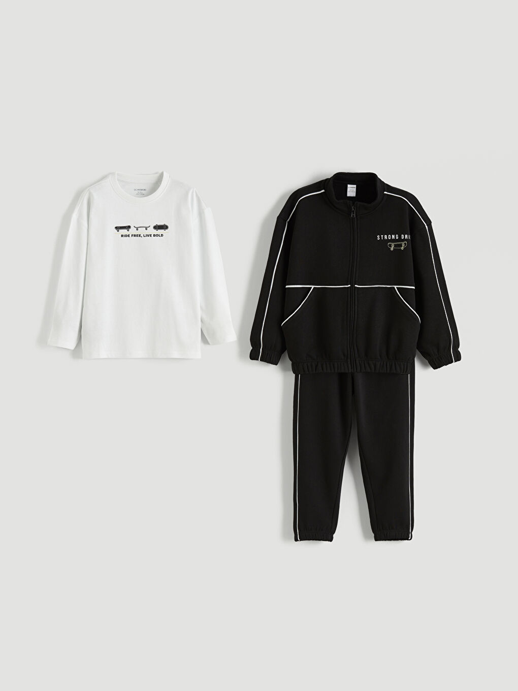 Printed Sweatshirt and Trousers for Boys