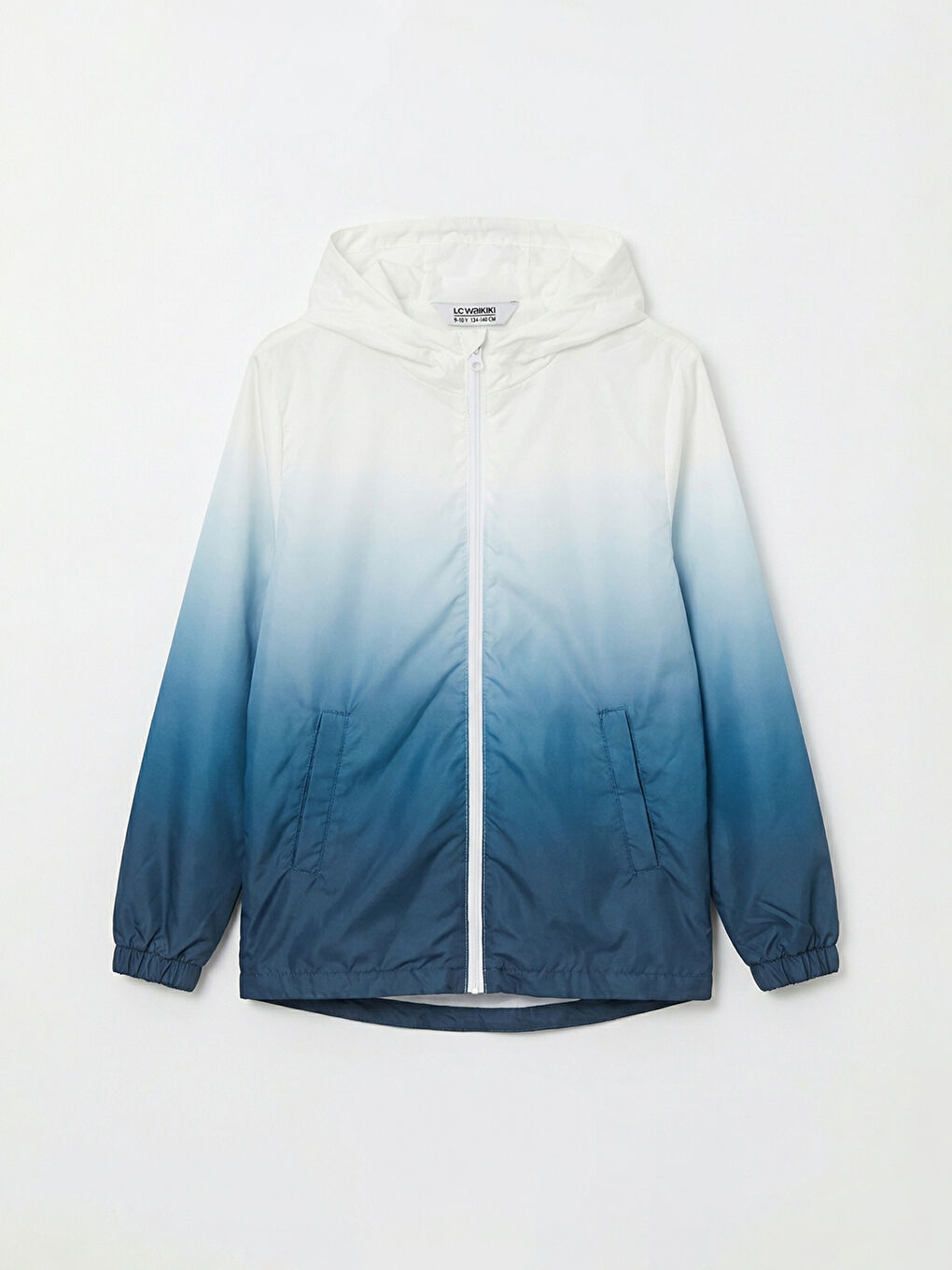 Petrol Su İtici Kapüşonlu Erkek Çocuk Yağmurluk