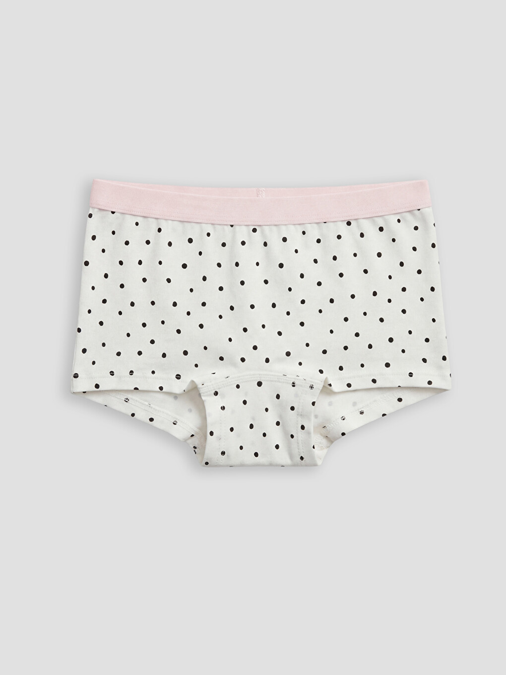 Girl White Boxer Briefs-3
