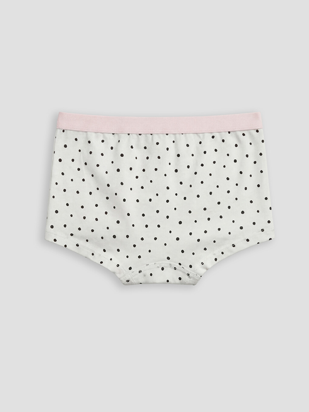 Girl White Boxer Briefs-5