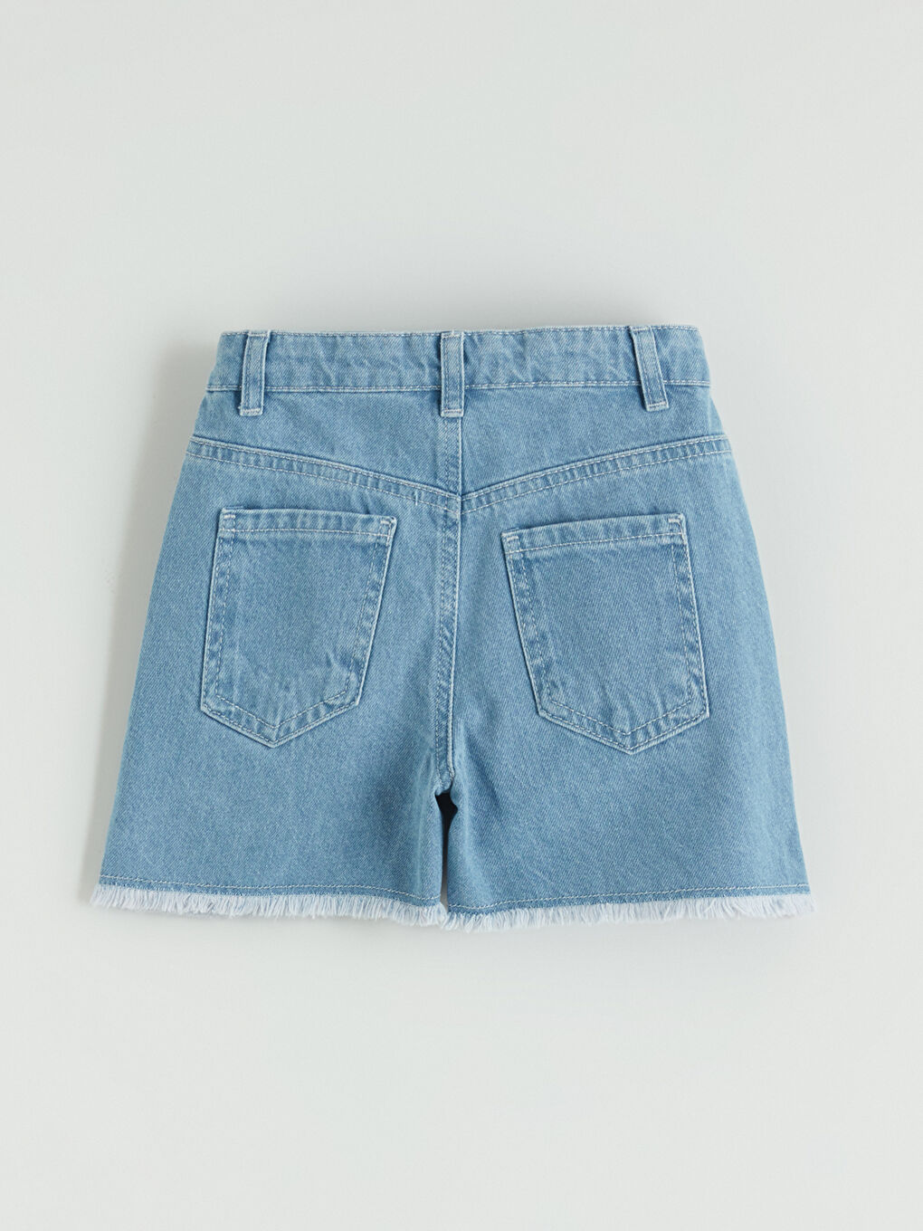 Girl INDIGO Denim Shorts-2