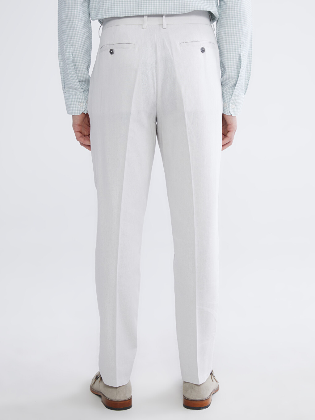 Man Beige Trousers-3
