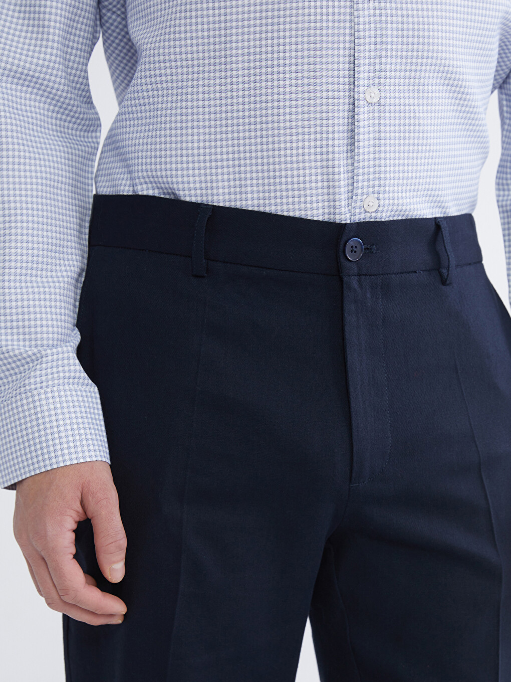 Man Navy Trousers-2