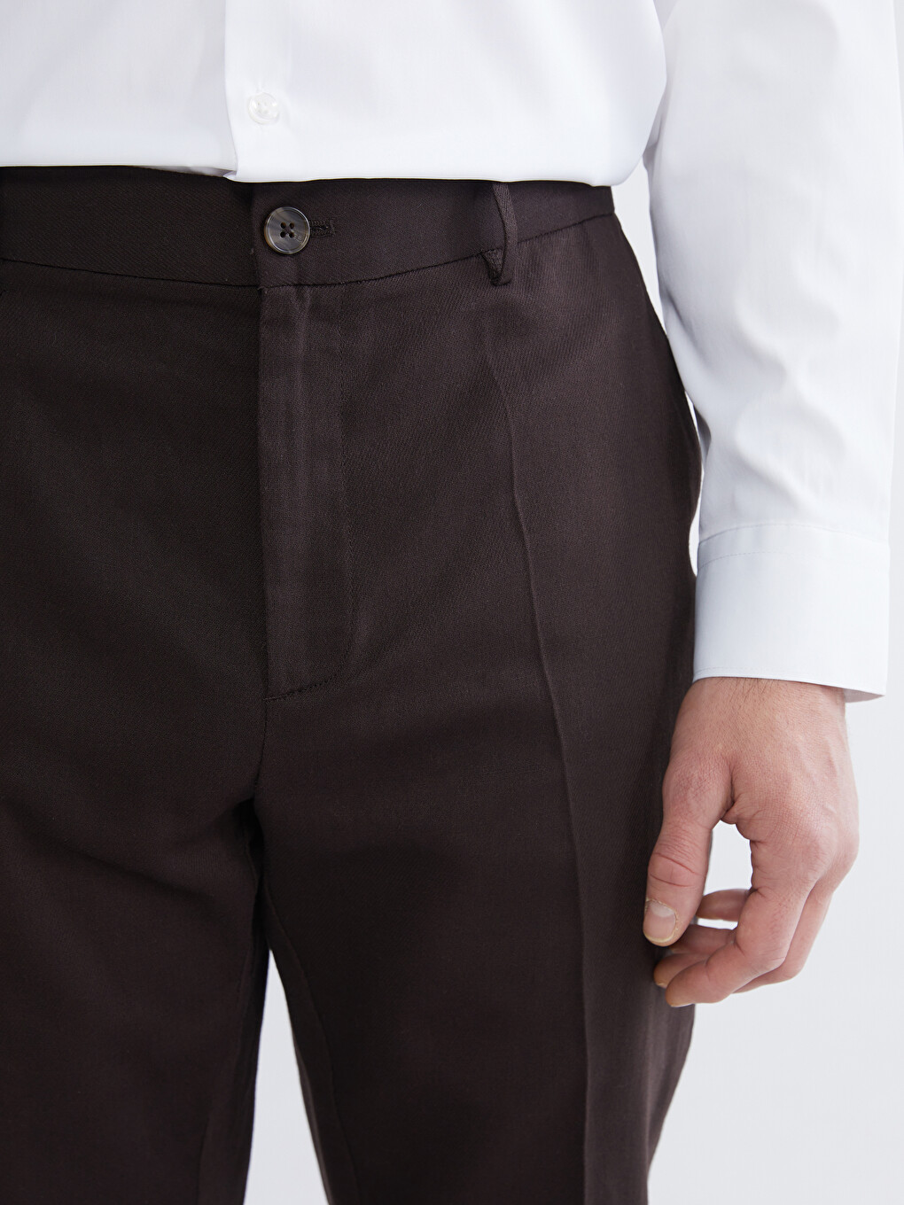 Man Brown Trousers-2