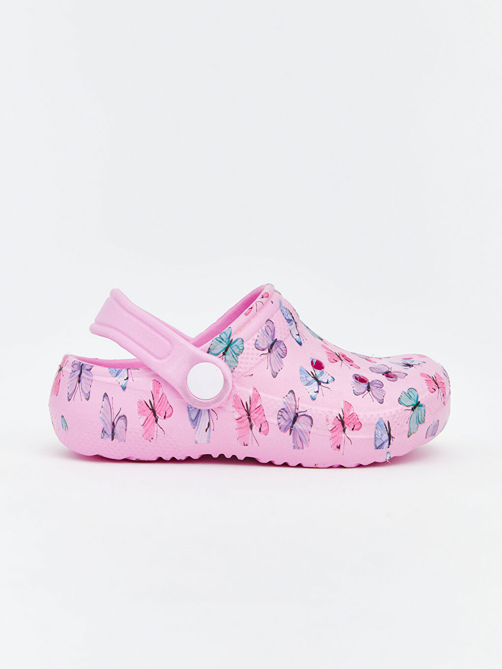 صنادل شاطئ للبنات الصغيرين بطبعة الفراشات-1