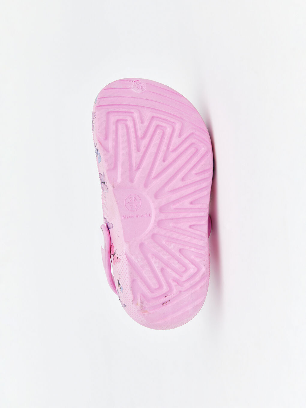 صنادل شاطئ للبنات الصغيرين بطبعة الفراشات-3