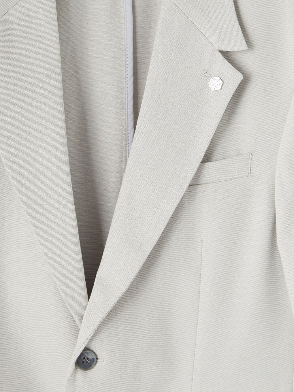 Bej Slim Fit Erkek Blazer Ceket-2