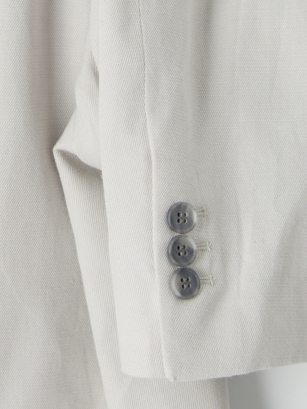 Bej Slim Fit Erkek Blazer Ceket-3