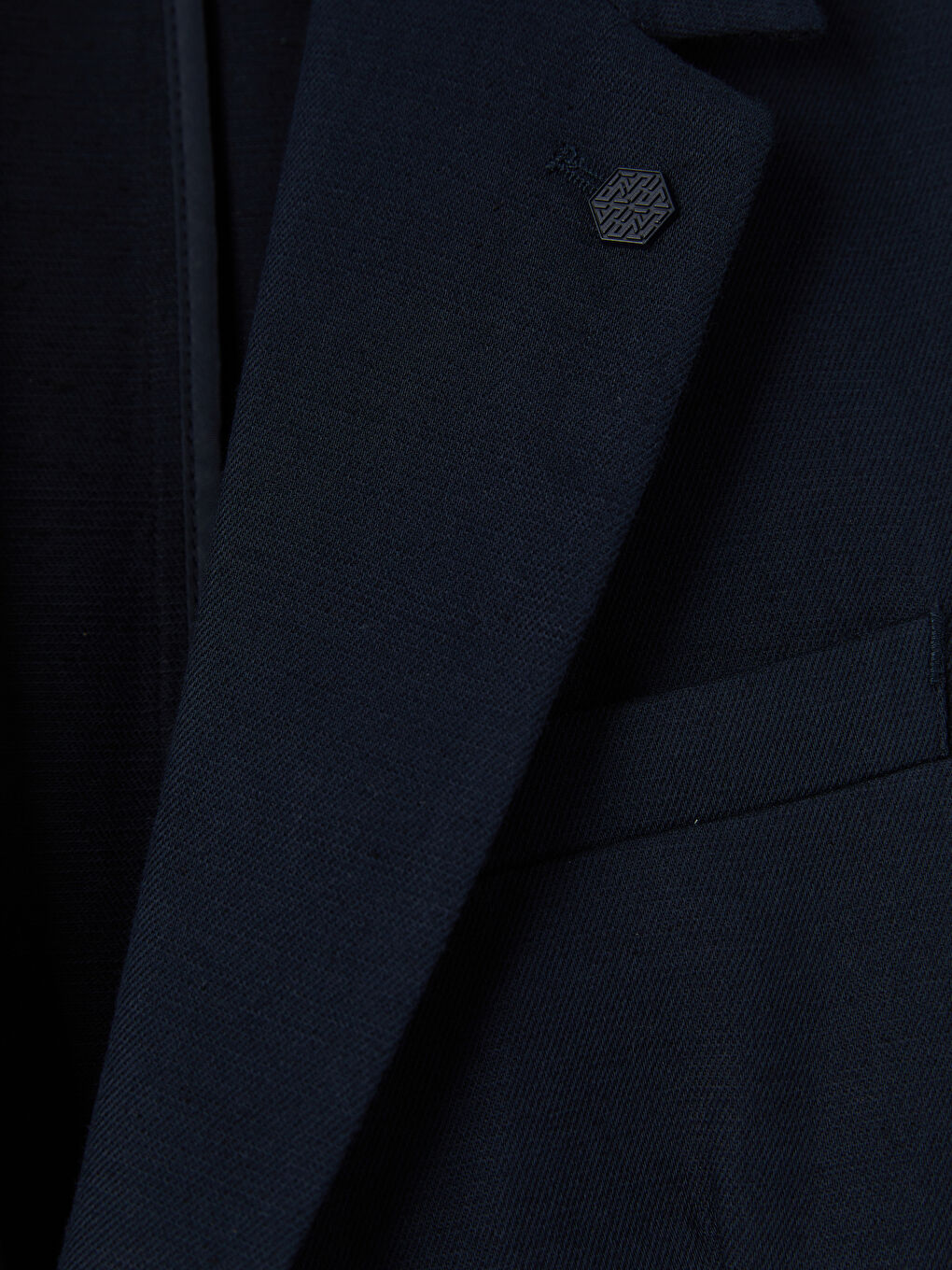 Lacivert Slim Fit Erkek Blazer Ceket-2