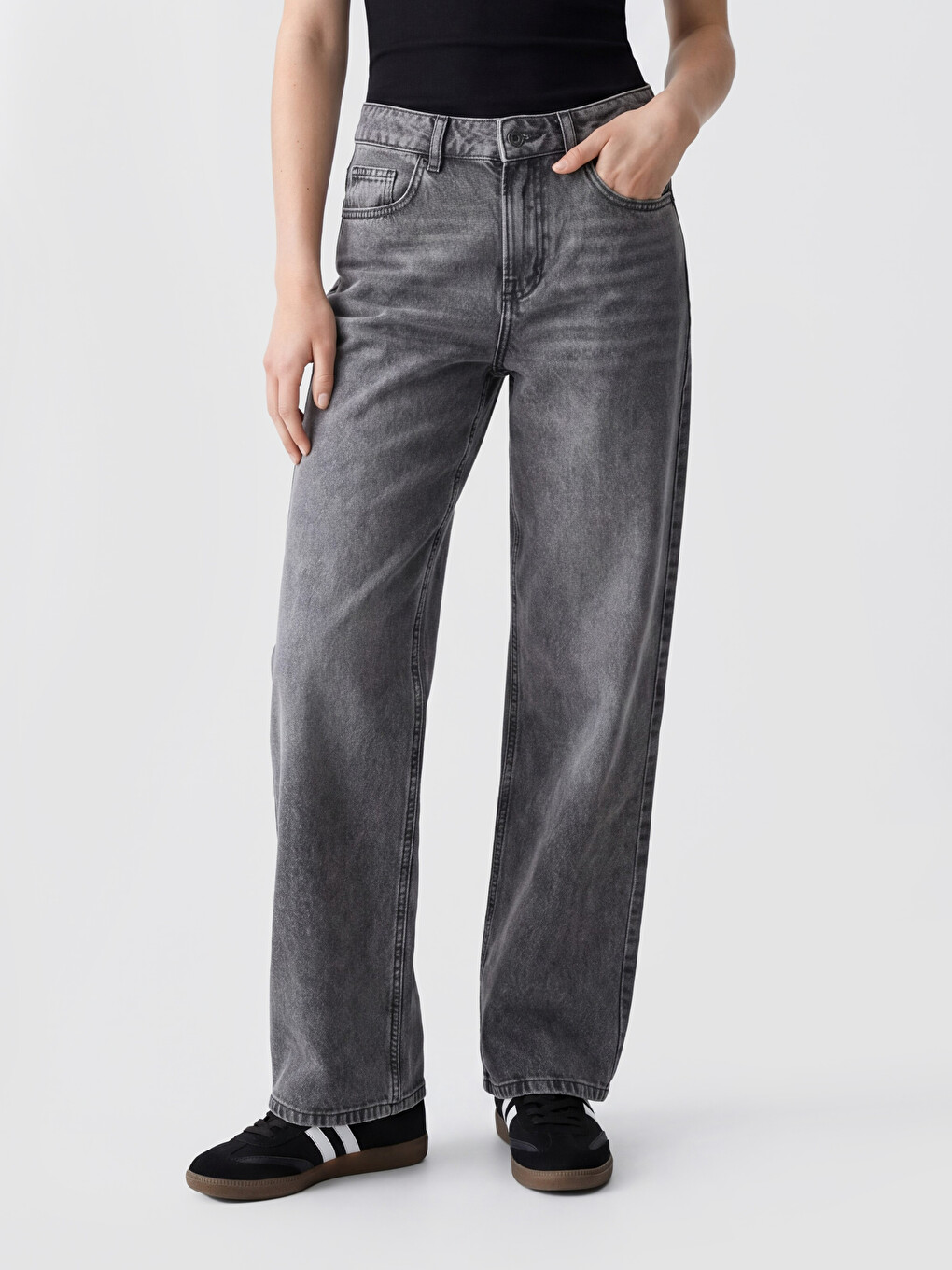 Wide Leg Women's Jeans-1