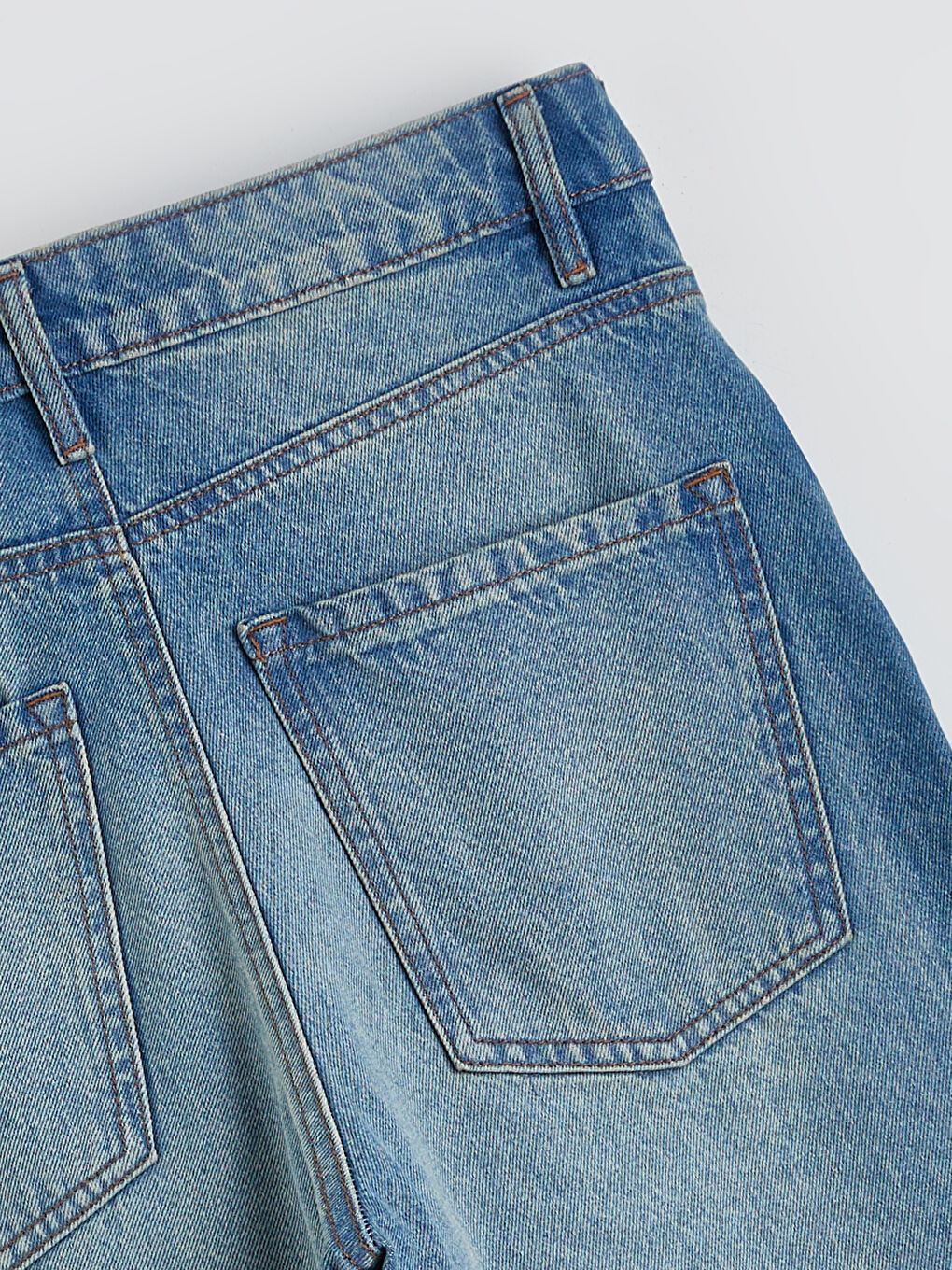 ქალის ბარელ ფიტის ჯინსის შარვალი-5