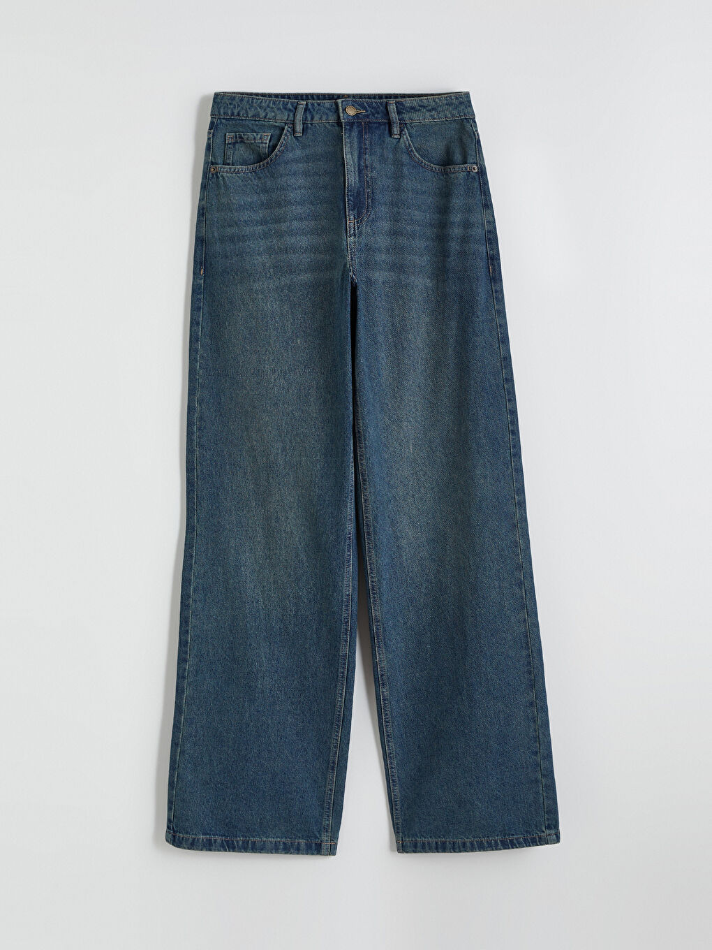 ქალი მუქი ლურჯი ჯინსი-4