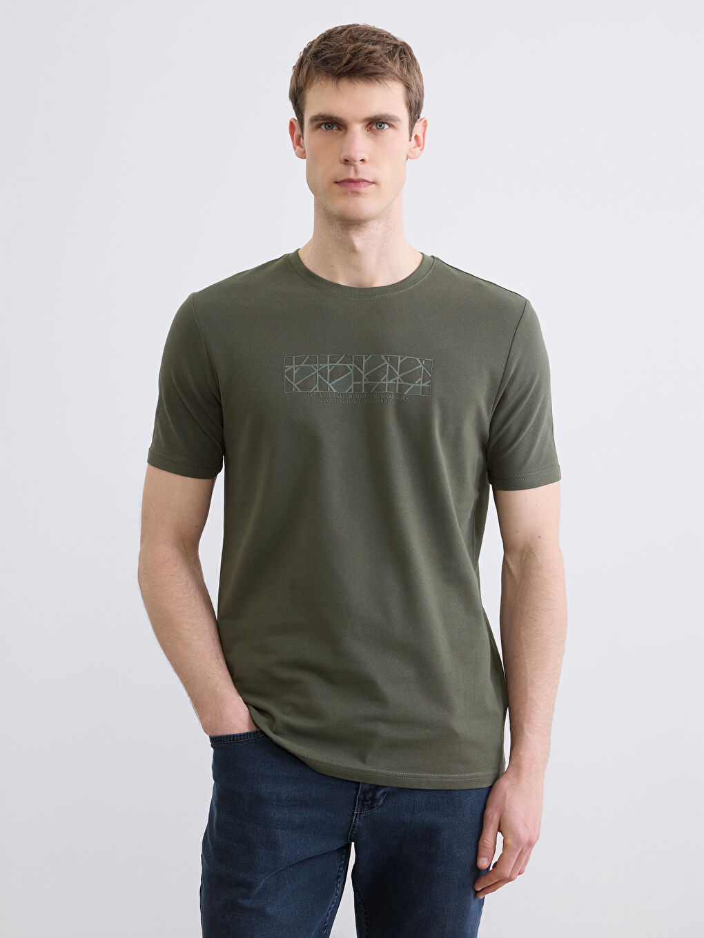 Man KHAKI T-Shirt