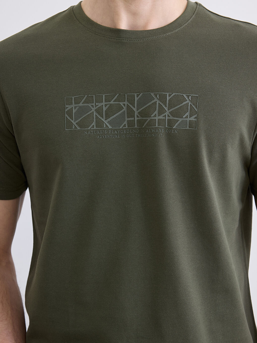 Man KHAKI T-Shirt-2