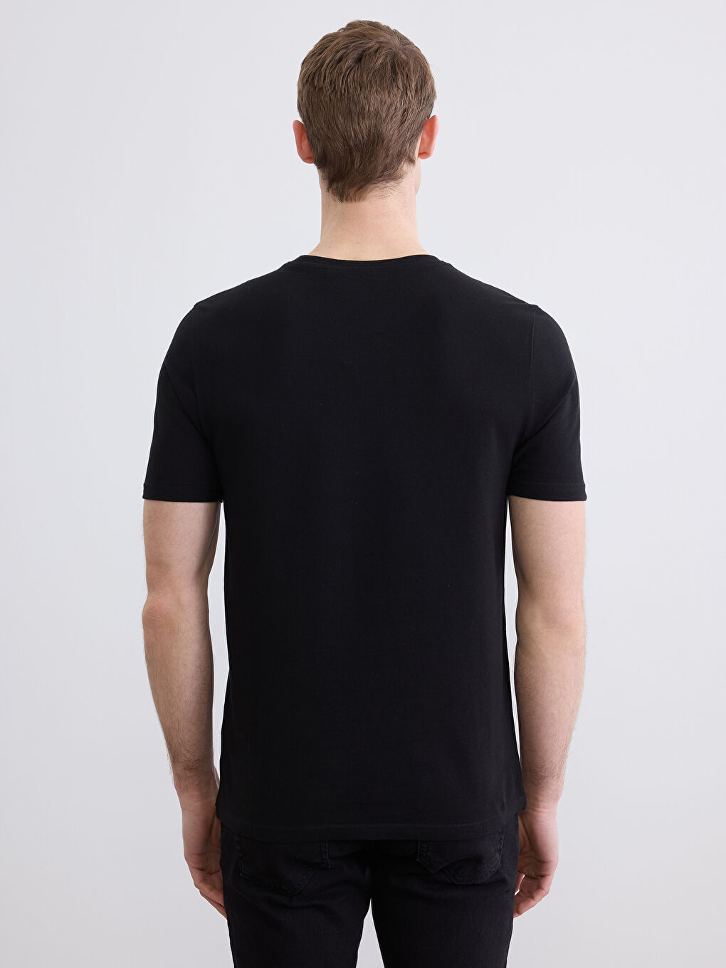 Muškarac CRNA Majica kratkih rukava-3