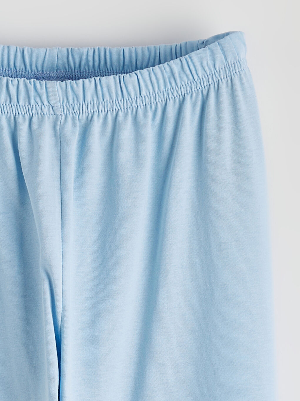 Mavi Bisiklet Yaka Baskılı Kız Çocuk Pijama Takım-5