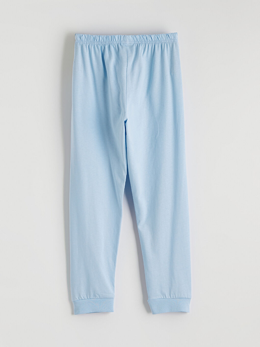 Mavi Bisiklet Yaka Baskılı Kız Çocuk Pijama Takım-6