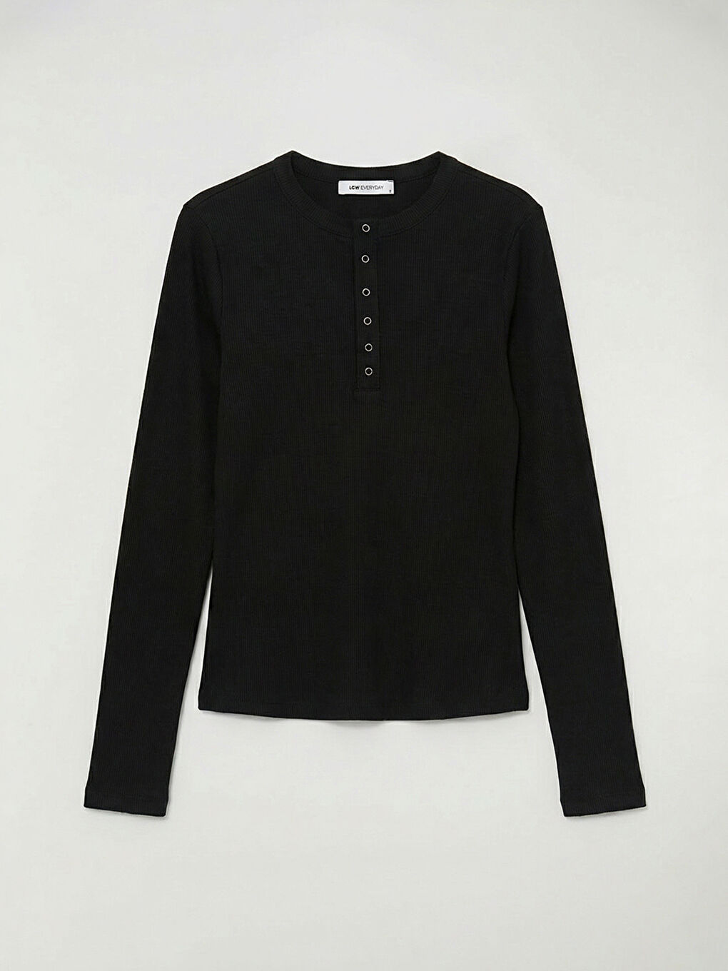 Women's Ribbed Bodysuit with a Crew Neck