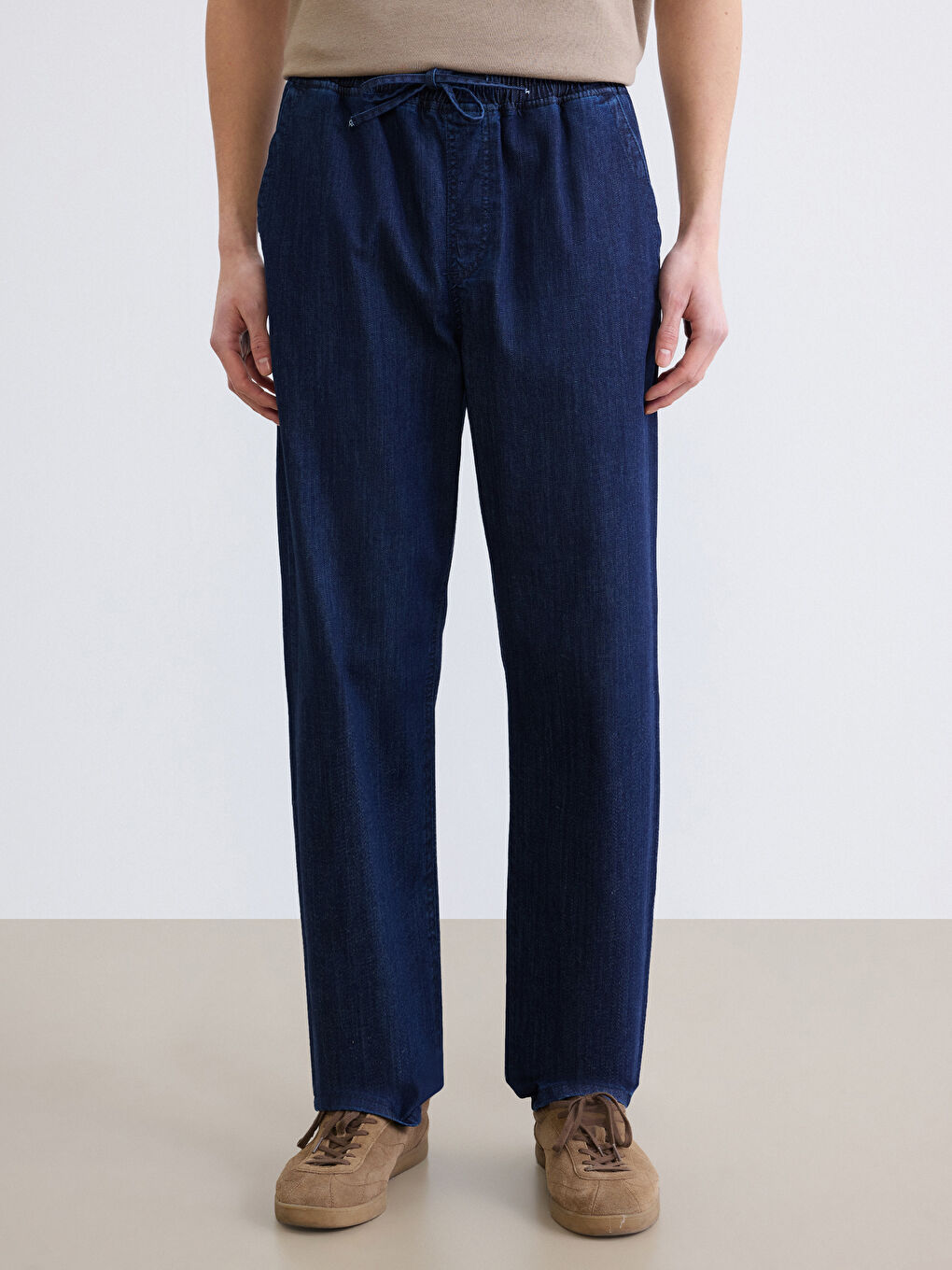 İndigo 790 Rahat Kalıp Erkek Jean Pantolon-1