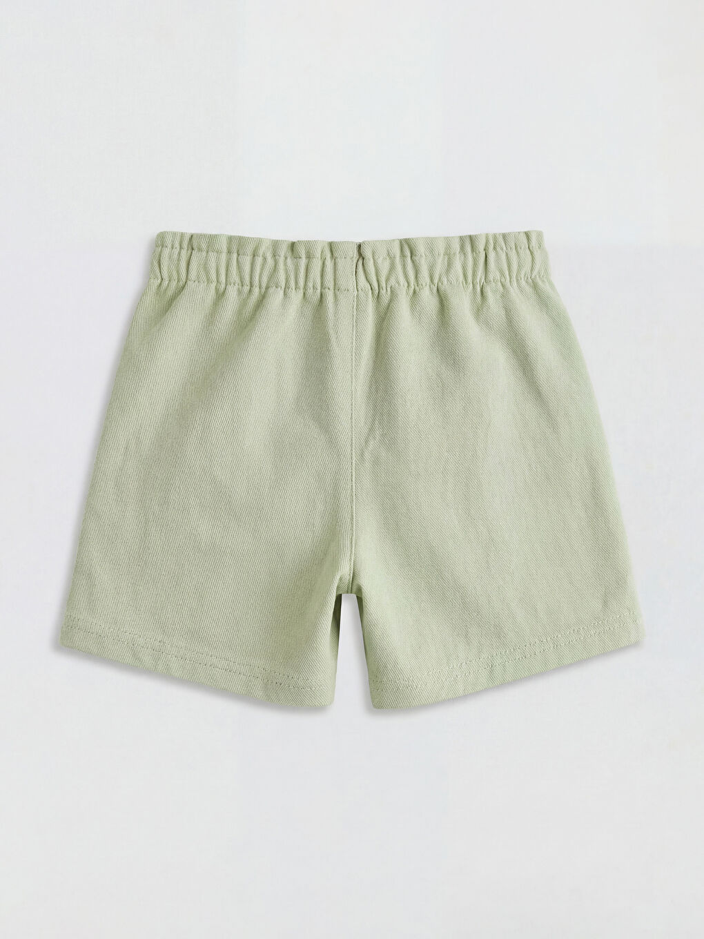 Yeşil Kız Bebek Gabardin Şort-1