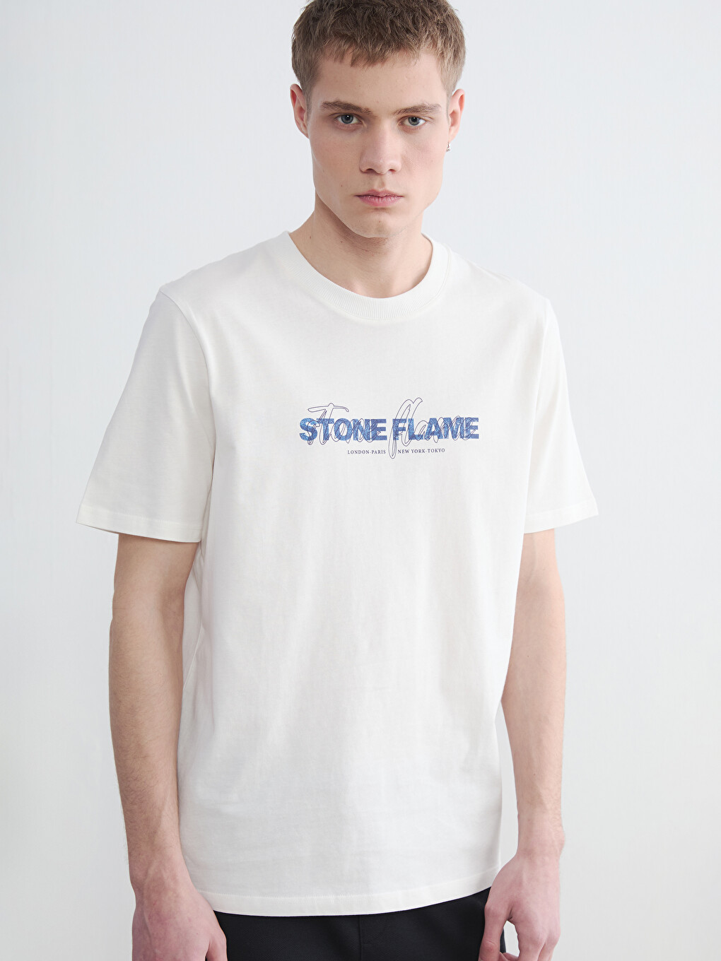 Regular Fit Crew Neck Men's Printed T-shirt