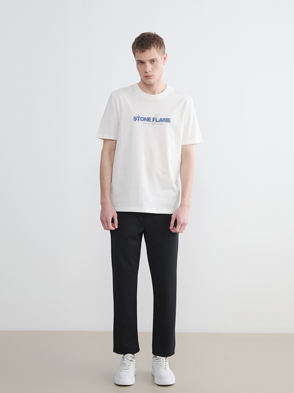 Regular Fit Crew Neck Men's Printed T-shirt-1