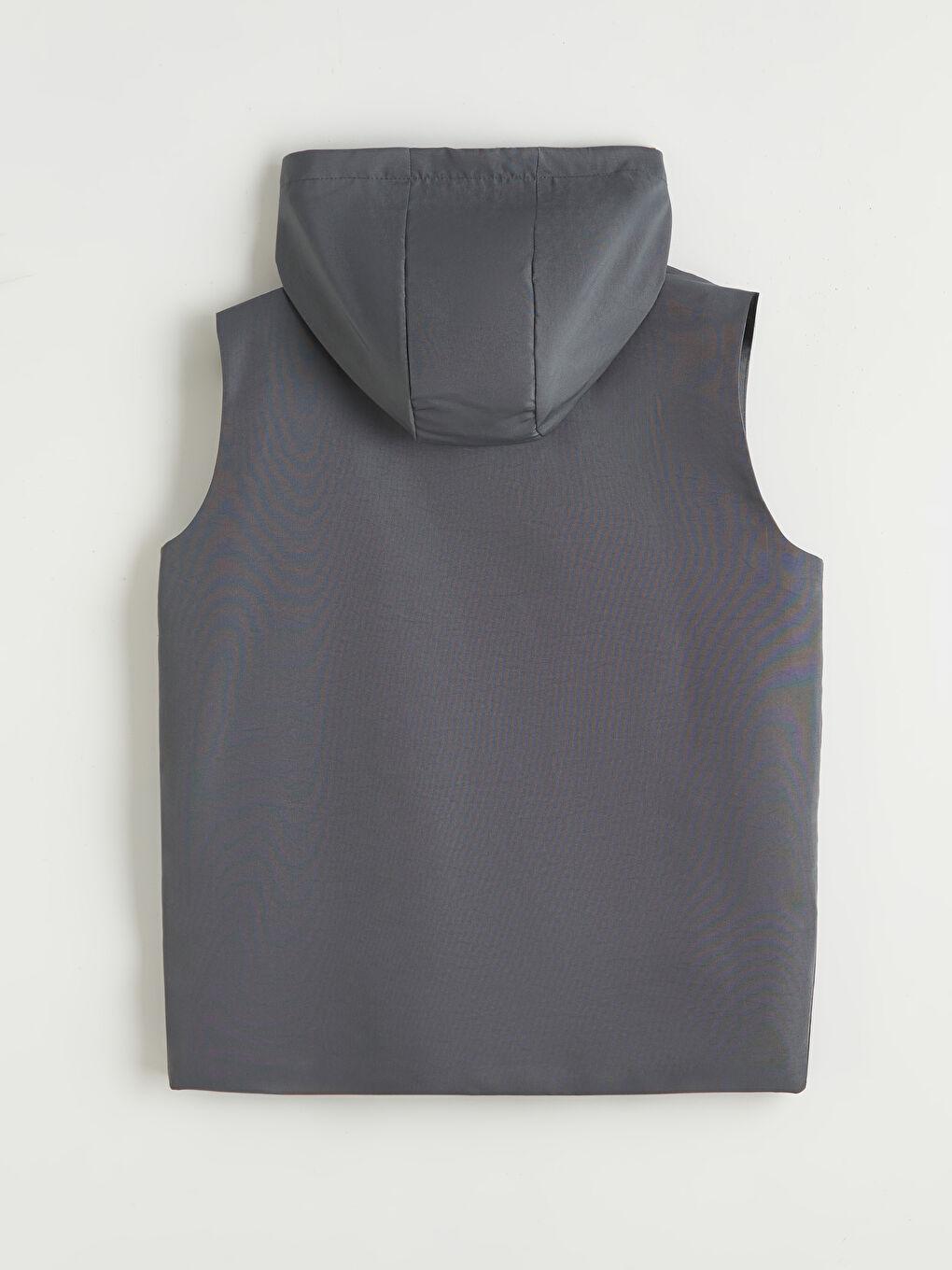 Gri Kapüşonlu Erkek Çocuk Yelek-1