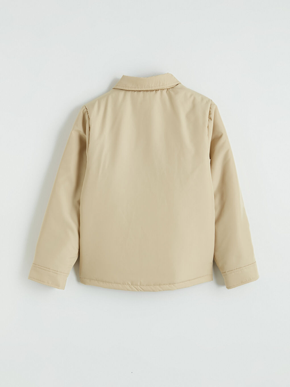 Bej Gömlek Yaka Erkek Çocuk Mont-4