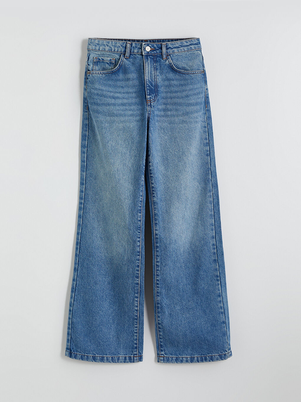 Женские широкие джинсы-4