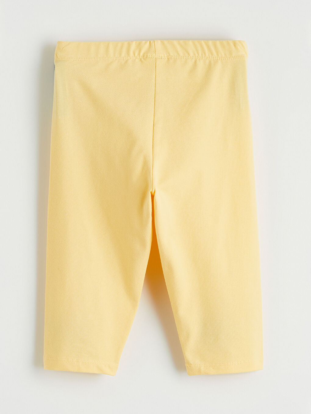 Sarı Kız Çocuk Beli Lastikli Tayt-2