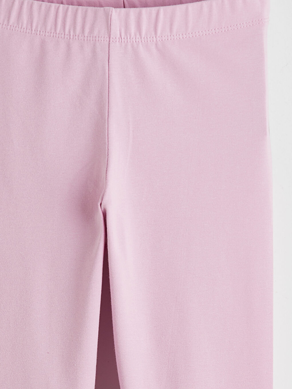 Lila Beli Lastikli Kız Çocuk Tayt-2