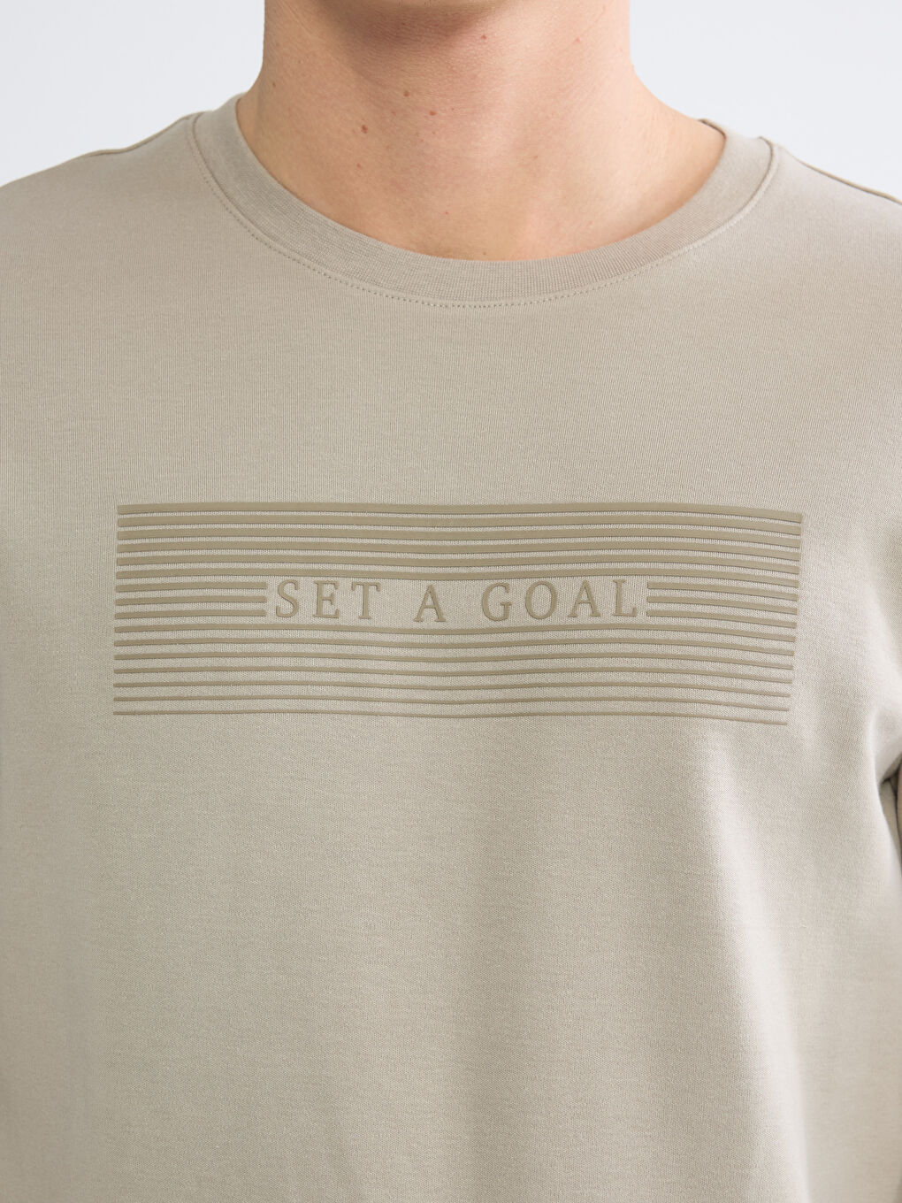 Sweat-shirt à col rond imprimé pour homme-2