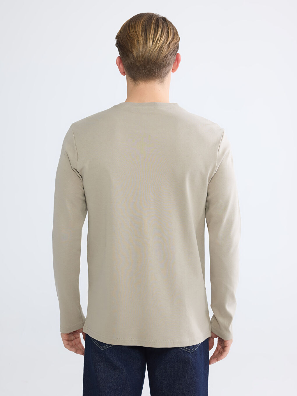 Sweat-shirt à col rond imprimé pour homme-3