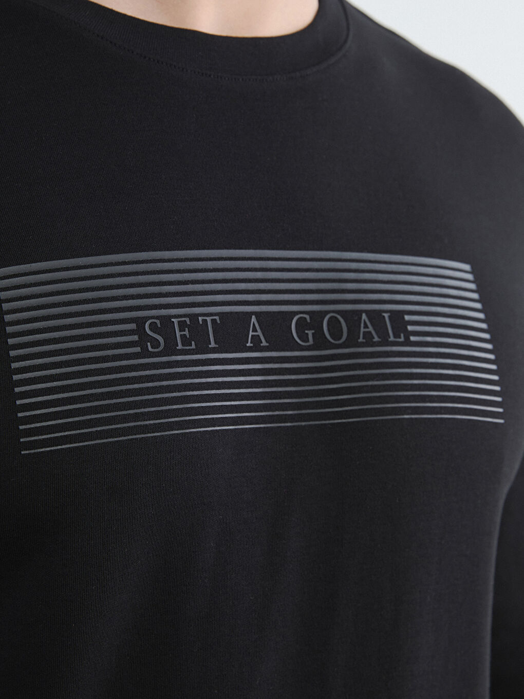 Мужчины Черный Свитшот-2