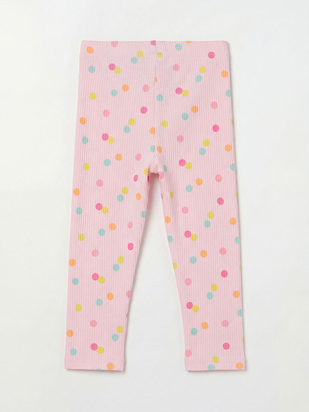 Leggins me pika-pika me brinjë për vajza-1