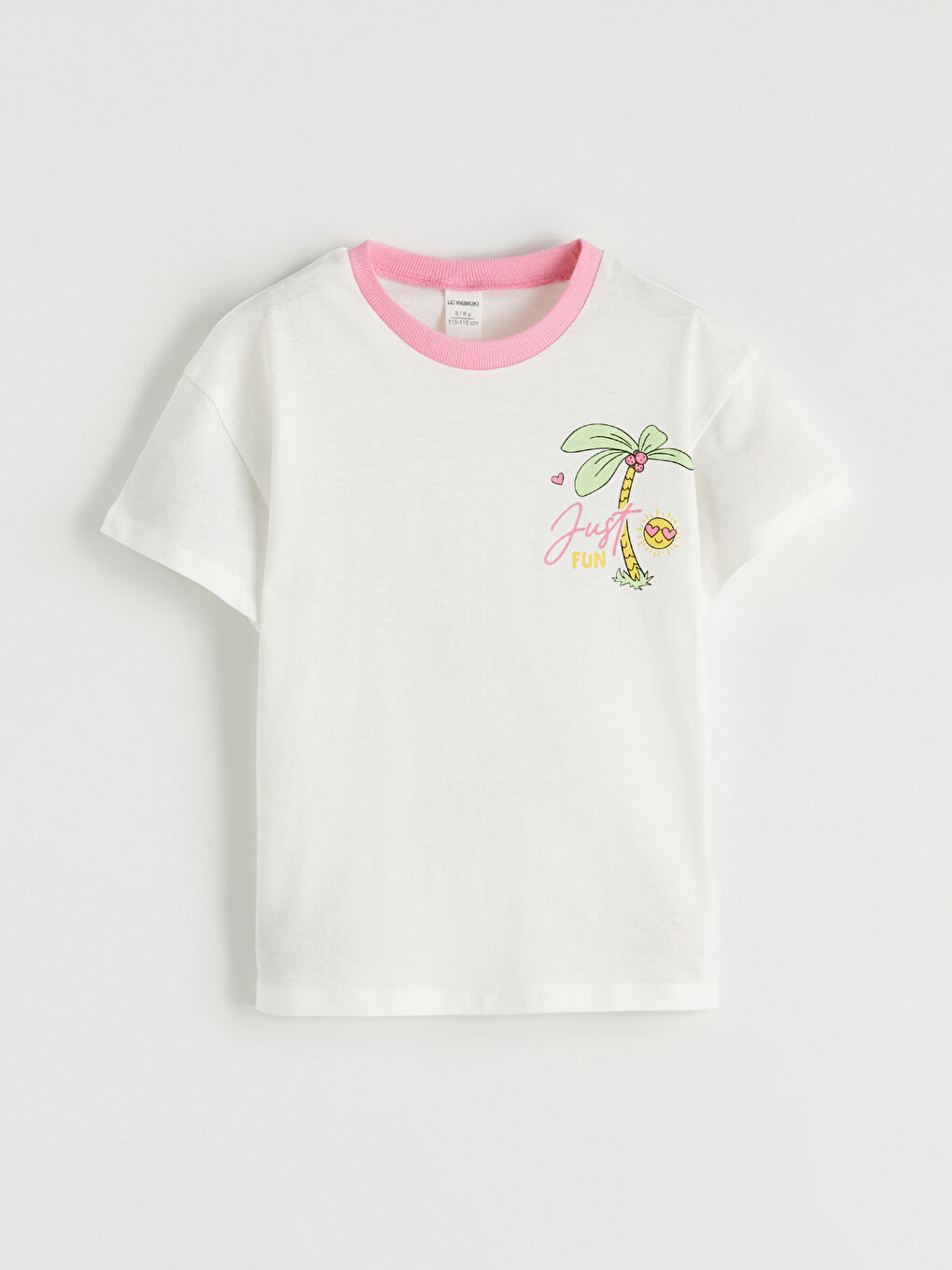 Kız Çocuk Baskılı Tişört-1