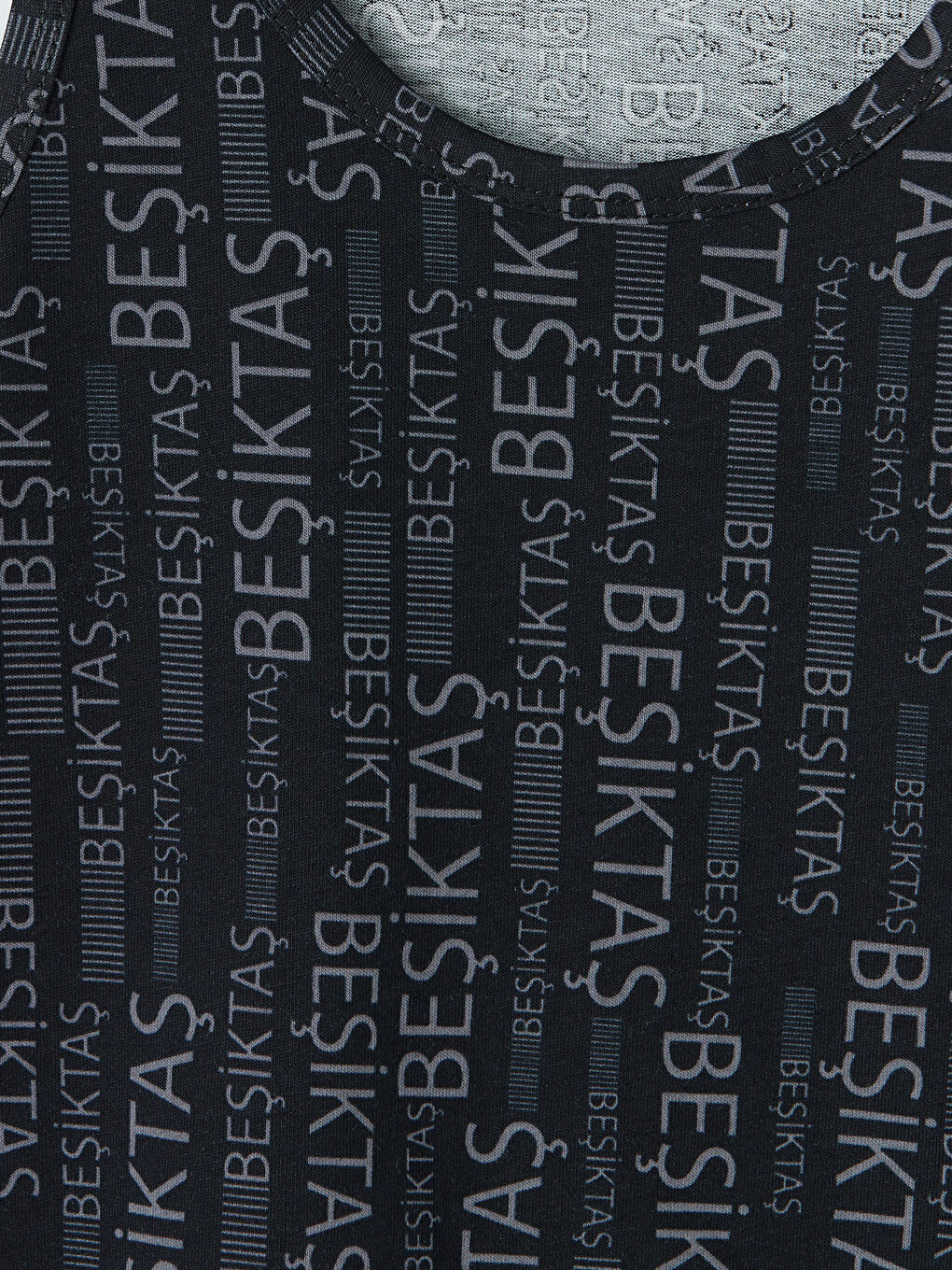 Siyah Beşiktaş Baskılı Erkek Çocuk Atlet 2'li-6