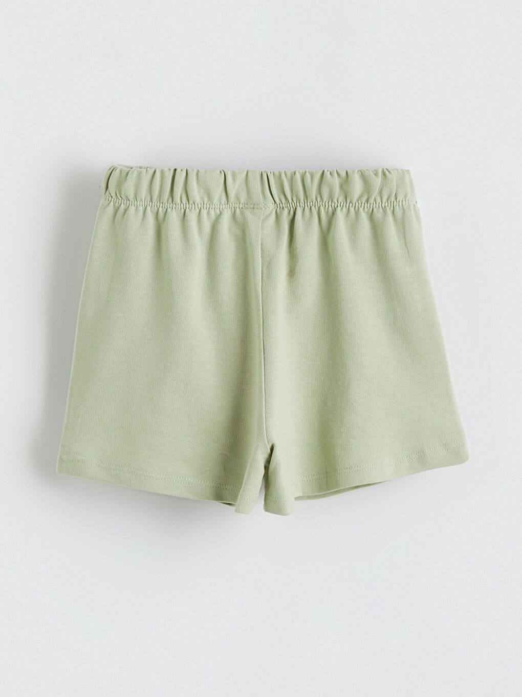 Baby girl shorts with elastic waistband-2