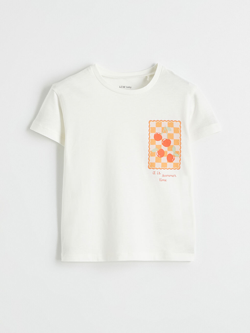 Printed Cotton T-shirt for Baby Girls