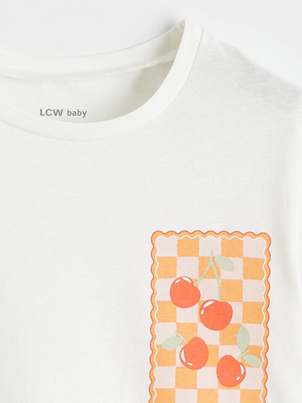 Printed Cotton T-shirt for Baby Girls-1