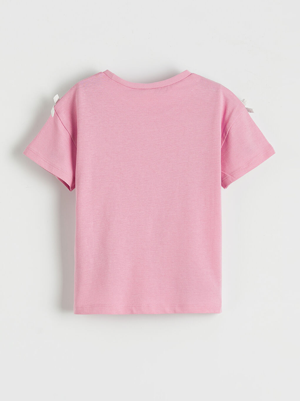 Футболка с бантом для девочек-1