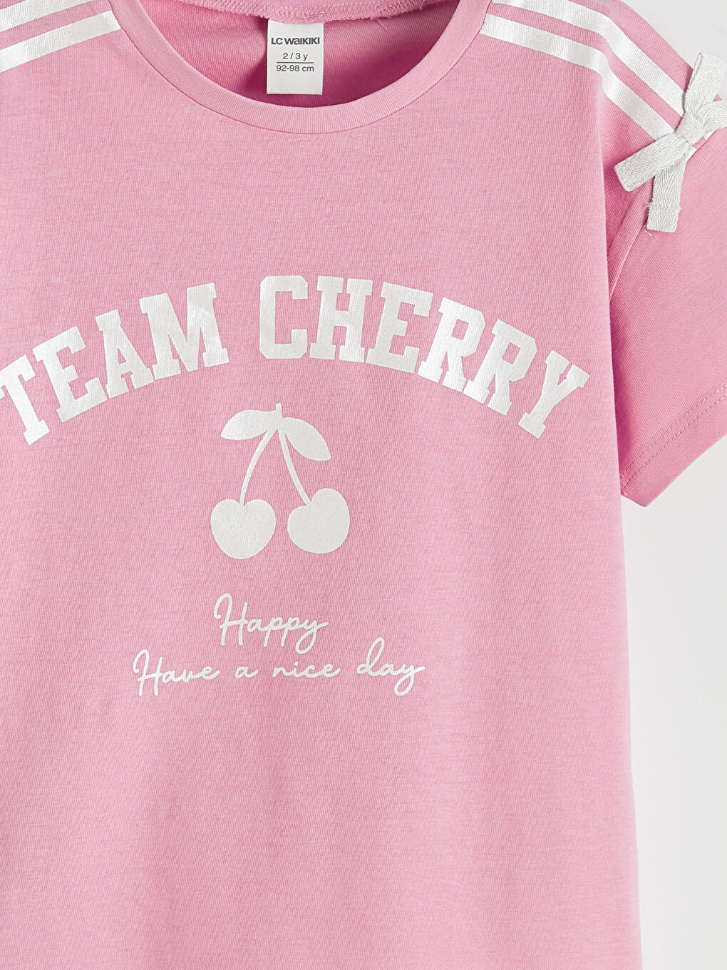 Футболка с бантом для девочек-2